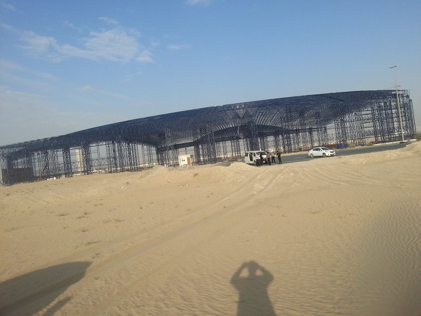 南岸大型场馆网架工程